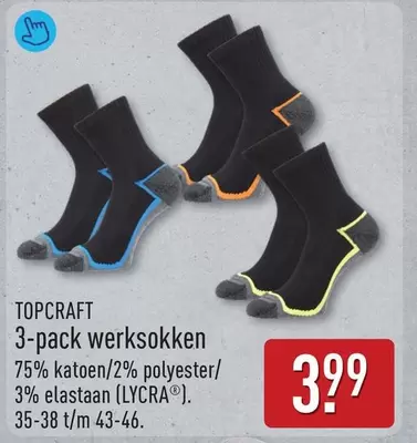 3-pack werksokken