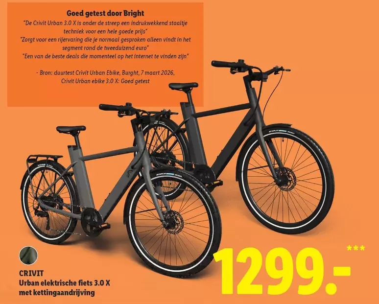 Bright - Urban elektrische fiets 3.0 X