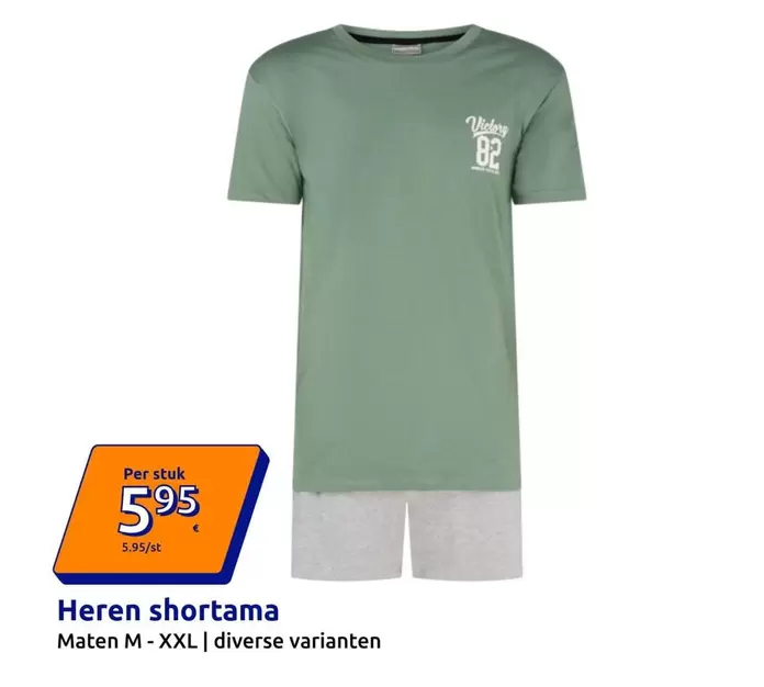 Heren shortama