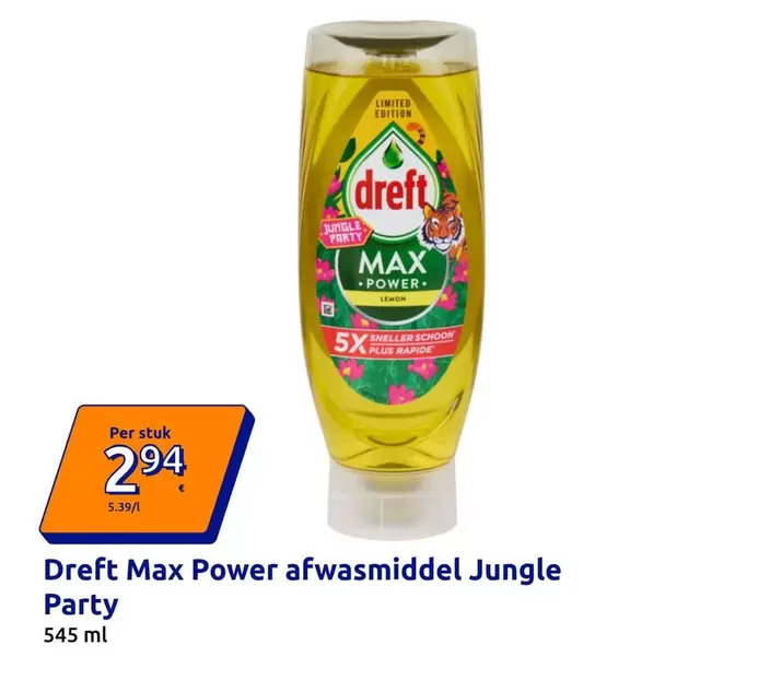 Jungle - Max Power afwasmiddel Party