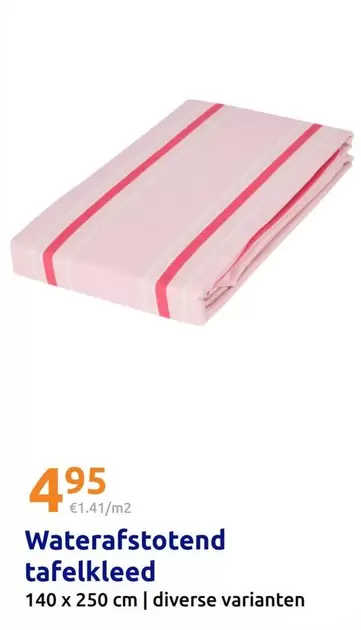 Waterafstotend tafelkleed