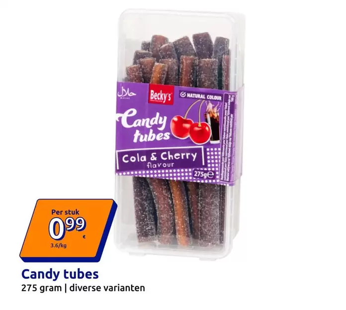 Natural - Candy tubes