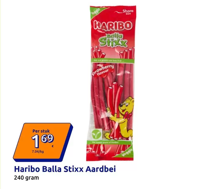 Haribo - Balla Stixx Aardbei