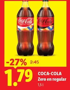 Coca-Cola - Zero en regular