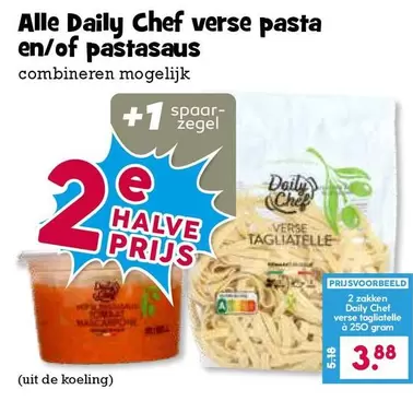 Chef - Daily  verse pasta en/of pastasaus