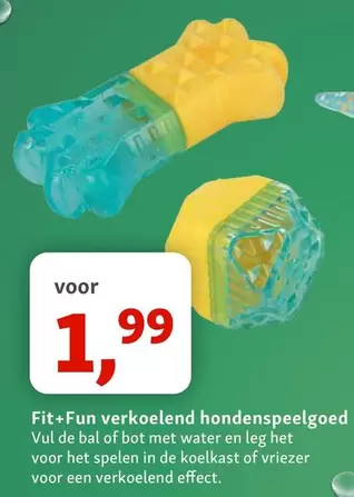 De - Fit+Fun verkoelend hondenspeelgoed