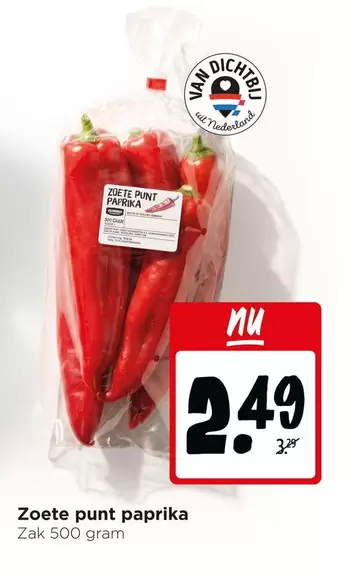 Zoete punt paprika