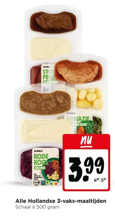 Jumbo - Alle Hollandse 3-vaks-maaltijden