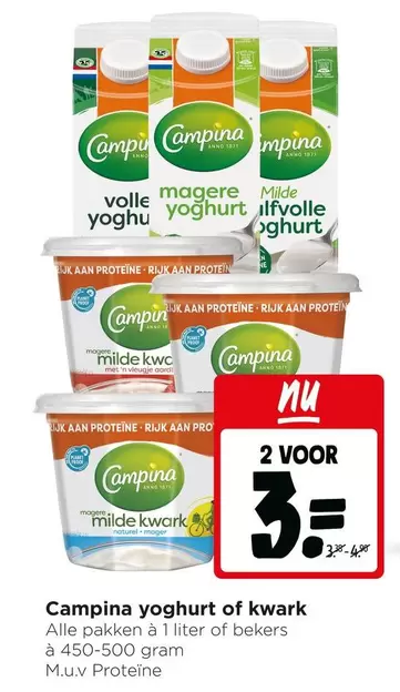 Yoghurt of kwark
