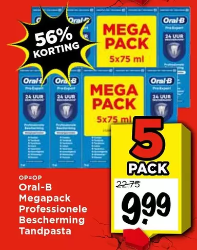 Oral-B - Megapack Professionele Bescherming Tandpasta