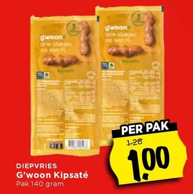 Op - G'woon Kipsaté Pak 140 gram