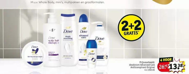 Dove - Deodorant Advanced Care Antiperspirant Original