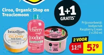 Brazilian - bodyscrub Raspberry Cream