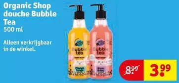 De - Organic Shop douche Bubble Tea