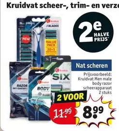 Six - Kruidvat scheer-, trim- en verzorgingsproducten