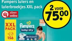 Pampers -  luiers en luierbroekjes XXL pack