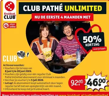 Club - CLUB PATHÉ UNLIMITED
