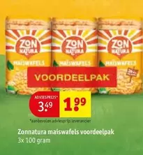 Natura - Maiswafels voordeelpak