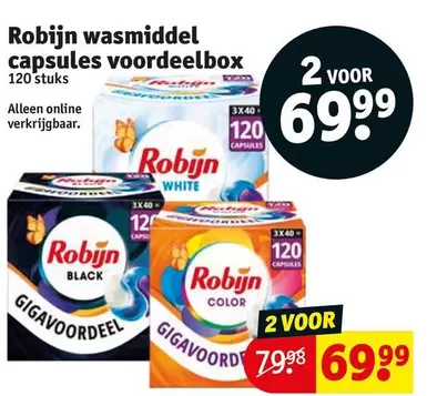 White - Robijn wasmiddel capsules voordeelbox
