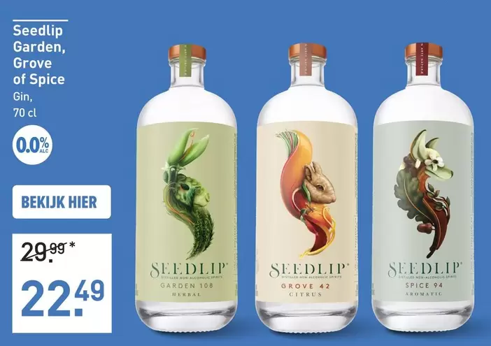 Natura - Seedlip Garden 100, Grove 42, Spice 94