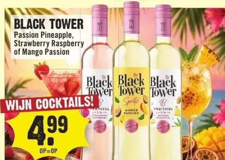 BLACK TOWER Passion Pineapple, Strawberry Raspberry of Mango Passion