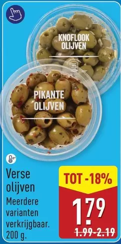 Verse olijven