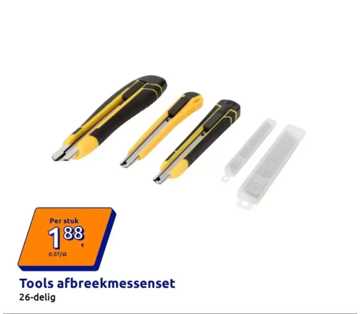 Tools afbreekmessenset