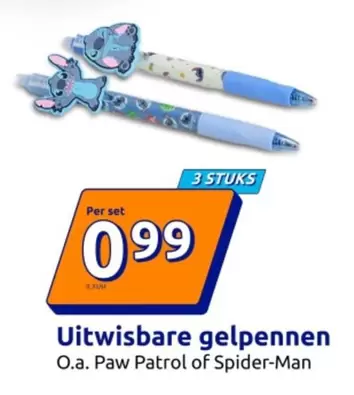 Paw Patrol - Uitwisbare gelpennen