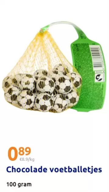 Chocolade voetballetjes