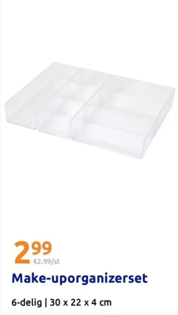 Make-up organizer set