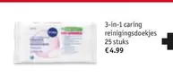 Nivea - 3-in-1 caring reinigingsdoekjes