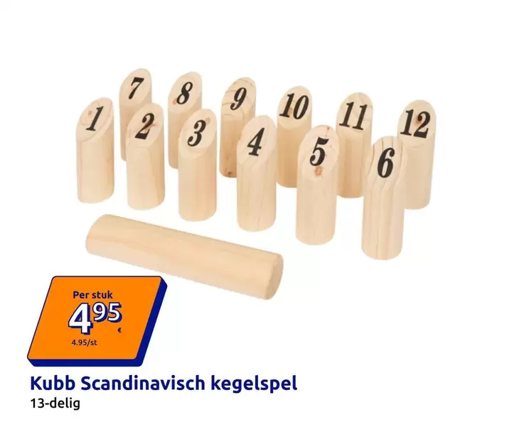 Kubb Scandinavisch kegelspel