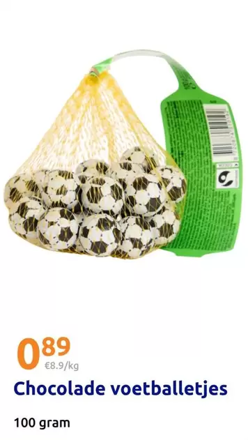 Chocolade voetballetjes