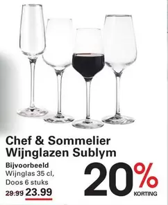 Chef - Wijnglazen Sublym