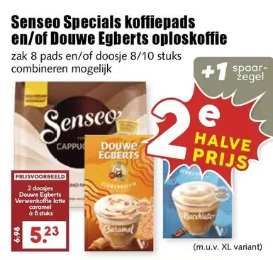 Senseo -  Koffiepads en/of Douwe Egberts oploskoffie