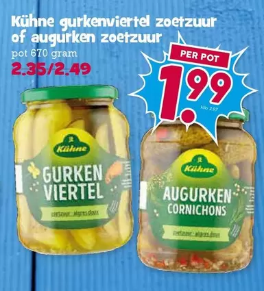 Gurkenviertel Zoetzuur Of Augurken Zoetzuur
