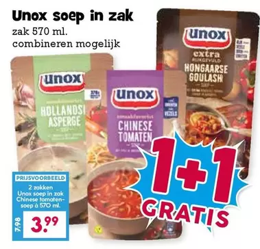 extra - Unox soep in zak