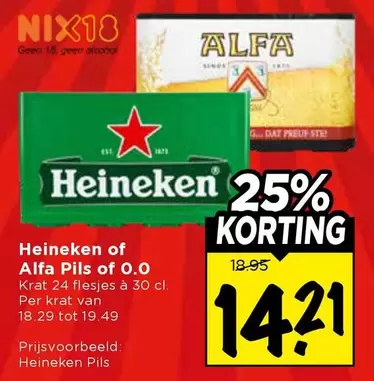 Heineken - Alfa Pils of 0.0