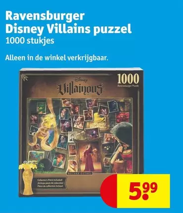 Disney -  Villains puzzel 1000 stukjes