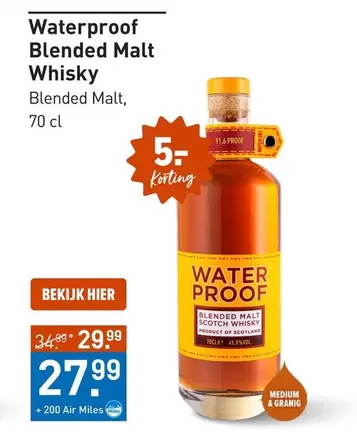 Medium - Waterproof Blended Malt Whisky