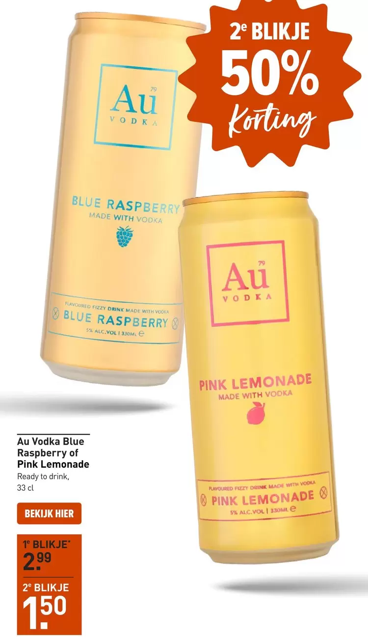 Pink - Vodka Blue Raspberry of  Lemonade