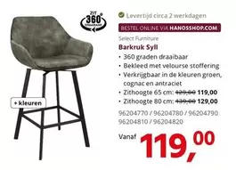 De - Barkruk Syll 96204770 / 96204780 / 96204790 96204810 / 96204820