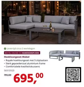 Mabel - Hoekloungeset