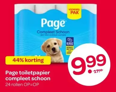 Toiletpapier Compleet Schoon