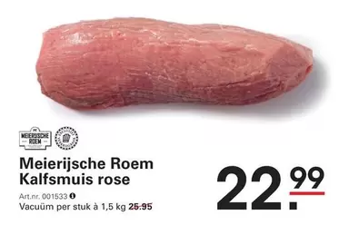 rose - Meijerijsche Roem Kalfsmuis  Art.nr. 001533 0