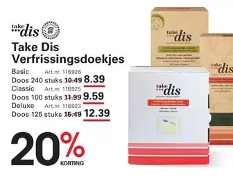 Deluxe - Verfrissingsdoekjes (Take Dis)