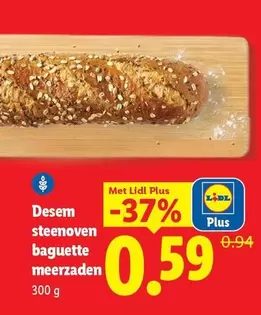 Desem steenoven baguette meerzaden