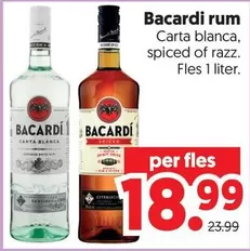 Bacardi - Rum Carta Blanca, Spiced