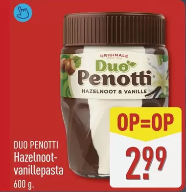 Duo - Hazelnoot-vanillepasta