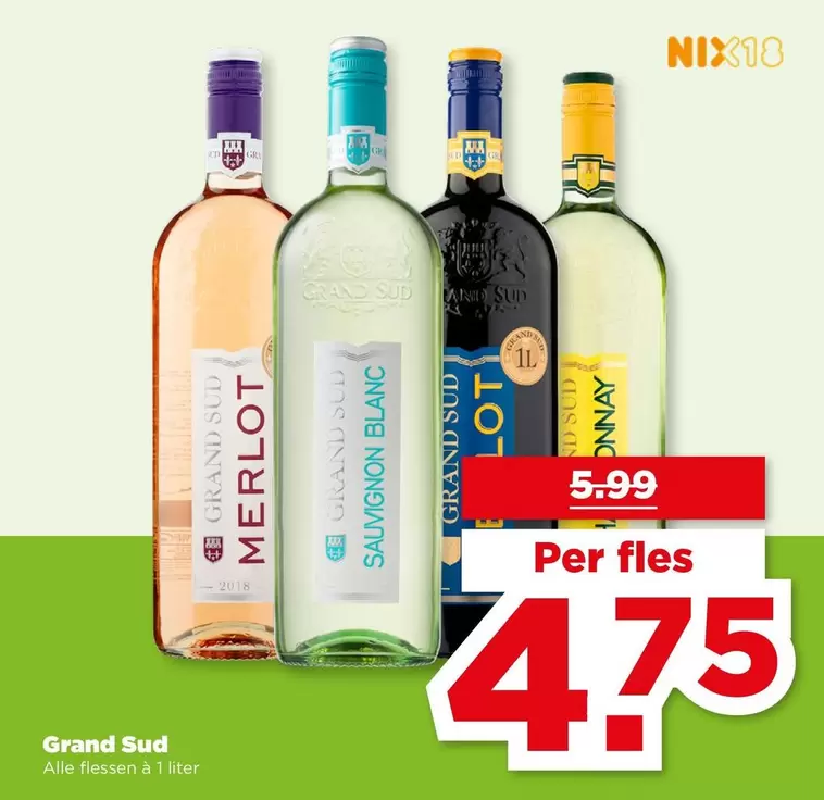 Grand Sud Merlot, Sauvignon Blanc, Lot, Chardonnay